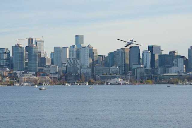 sea plane landing