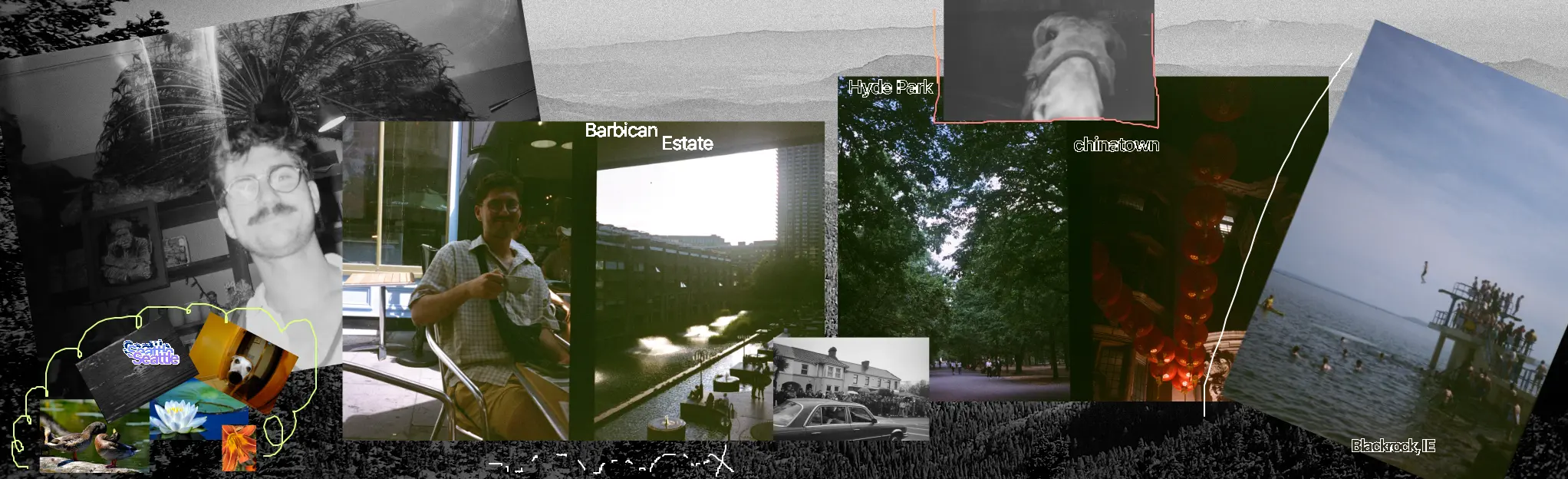 Collage of personal photographs